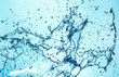 canvas print picture Water splash background