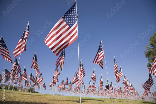 Fotografia 3000 Flags, September 11, 2009, Malibu CA