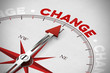 © Robert Kneschke - Compass pointing to Change concept