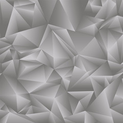 Abstract geometric triangle background. Gray