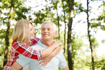 Wall Mural - Lovely senior couple