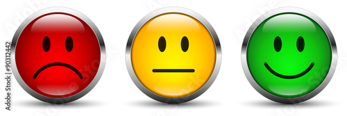 Fotografía Smiley icon set - Bewertung