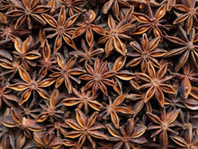 Star Anise As An Abstract Background Texture