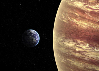 Wall Mural - hight quality solar system planets