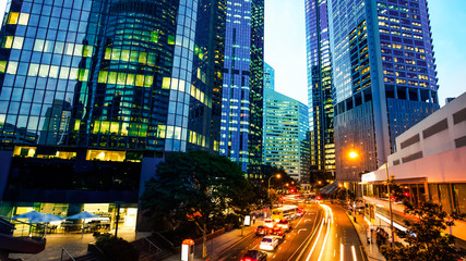 Canvas Print - Brisbane city. Nights