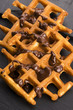 waffles with chocolate