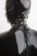 © Richard Semik - portrait of standing woman wearing latex clothes