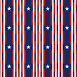 © oioioio - Seamless patterns with stars and Stripes - Ornamental Design American Flag style. Endless texture can be used for printing onto fabric and paper or scrap booking