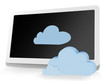 © Africa Studio - Tablet PC with clouds. Cloud computing concept