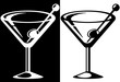 Martini glass icon.