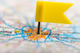 Fototapeta Mapy - London on a map