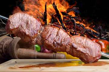 Wall Mural - Meat - Brazilian Barbecue