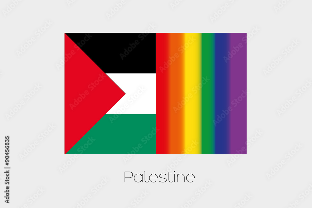 lgbt-flag-illustration-with-the-flag-of-palestine-stock-illustration-adobe-stock for Free Printable Palestine Flag Printable LGBT Flag Illustration with the flag of Palestine Stock Illustration | Adobe Stock for Free Printable Palestine Flag Printable