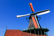 Classic Dutch windmill at Zaanse Schans - Holland