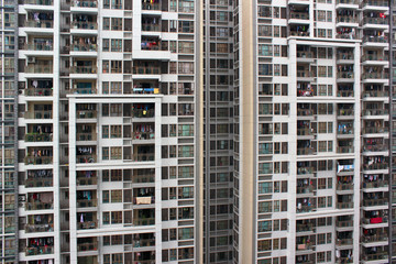 Sticker - View of residential house in Guangzhou, China