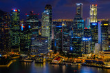 Fototapeta Miasto - Singapore downtown