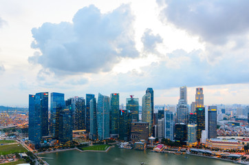 Poster - Singapore downtown