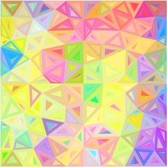 Wall Mural - Pastel colors abstract triangles vector background