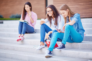 Wall Mural - Modern students