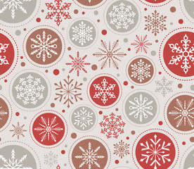 seamless christmas ornament pattern