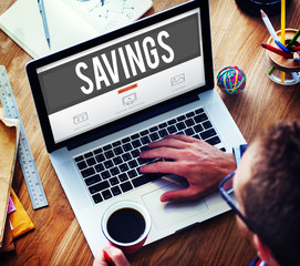 Wall Mural - Savings Save Accounting Banking Money Concept