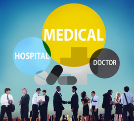 Sticker - Medical Hospital Healthcare Wellness Life Concept