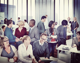 Canvas Print - Business People Team Teamwork Cooperation Partnership Concept