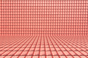 roof texture background perspective room