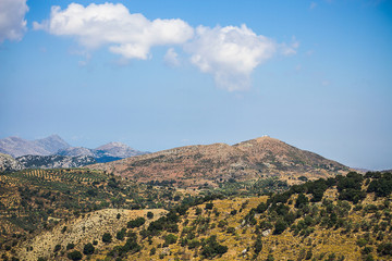 Mediterranean mountain landscape