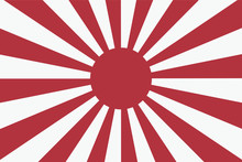 Sixteen Sun Rays Of Japanese Navy Flag 2