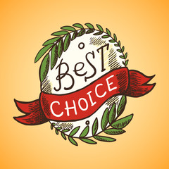 Sticker - Best Choice Label