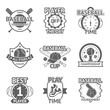 © Macrovector - Baseball Emblems Set
