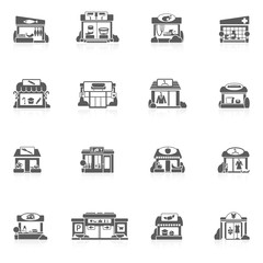 Sticker - Store Buildings Set