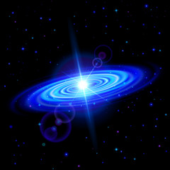 blue galaxy