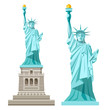 Statue of liberty of america vector