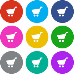 Sticker - Flat Multicolor App Icon