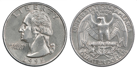 quarter dollar coin