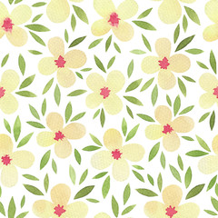 Wall Mural - Watercolor seamless pattern.