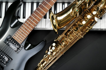 Wall Mural - Musical instruments, closeup