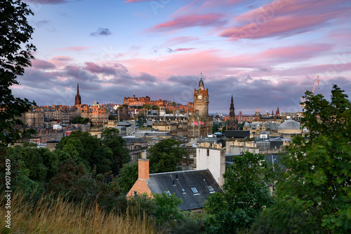 Naklejka samoprzylepna Edinburgh castle, scotland