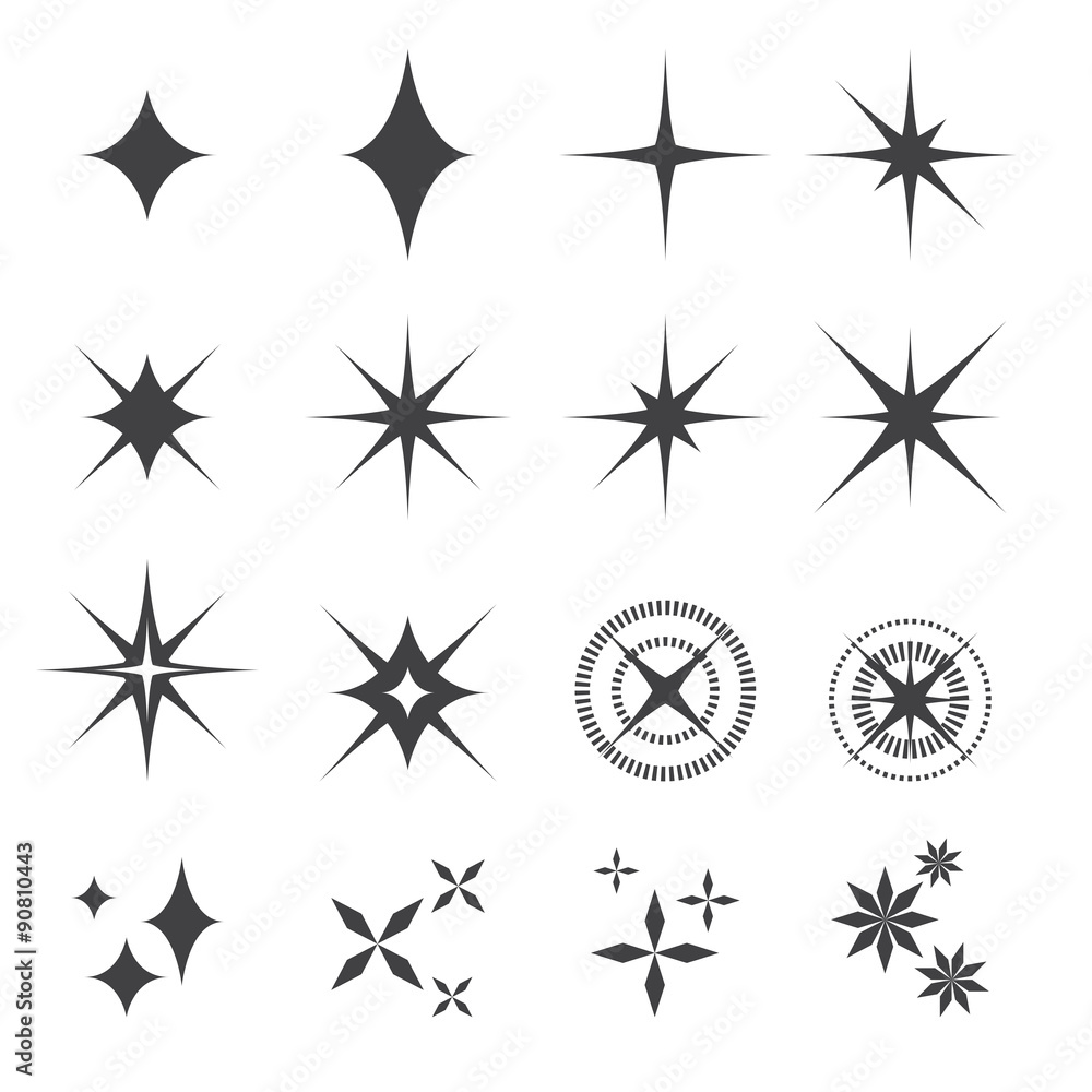 sparkles icon Stock Vector | Adobe Stock