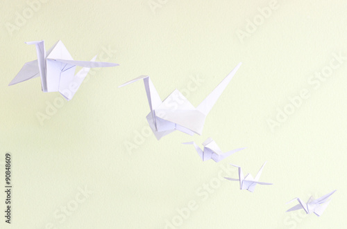 Grulla Origami Papel Buy This Stock Photo And Explore