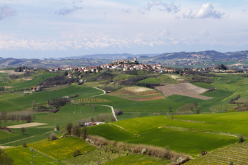 Wall Mural - Panorama del Monferrato