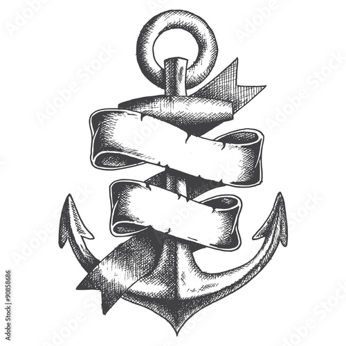 Hand Drawn Anchor