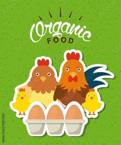 Plakat na zamówienie organic food