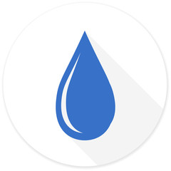 Poster - water drop flat design modern icon