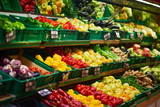 supermarket vegetables
