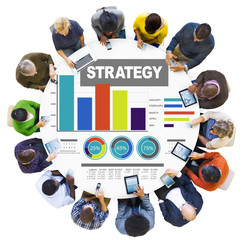 Poster - Strategy Data Information Plan Marketing Solution Vision Concept