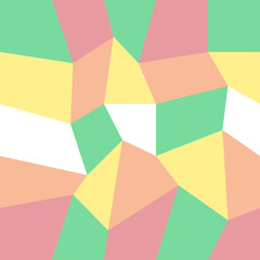 Canvas Print - abstract triangle background different colored stylish