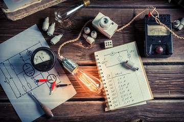results of current consumption in the physics laboratory